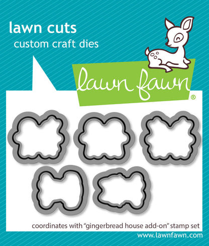 Lawn Fawn - Gingerbread House Add-On Lawn Cuts