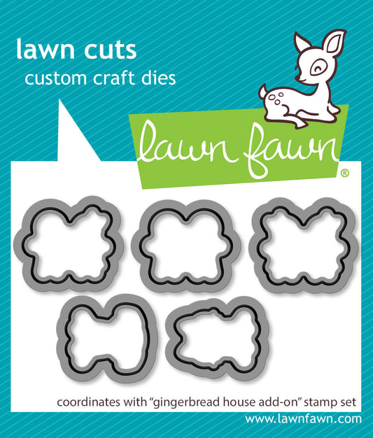Lawn Fawn - Gingerbread House Add-On Lawn Cuts