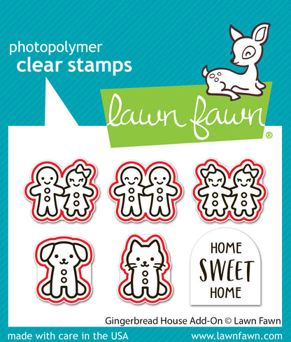 Lawn Fawn - Gingerbread House Add-On Lawn Cuts
