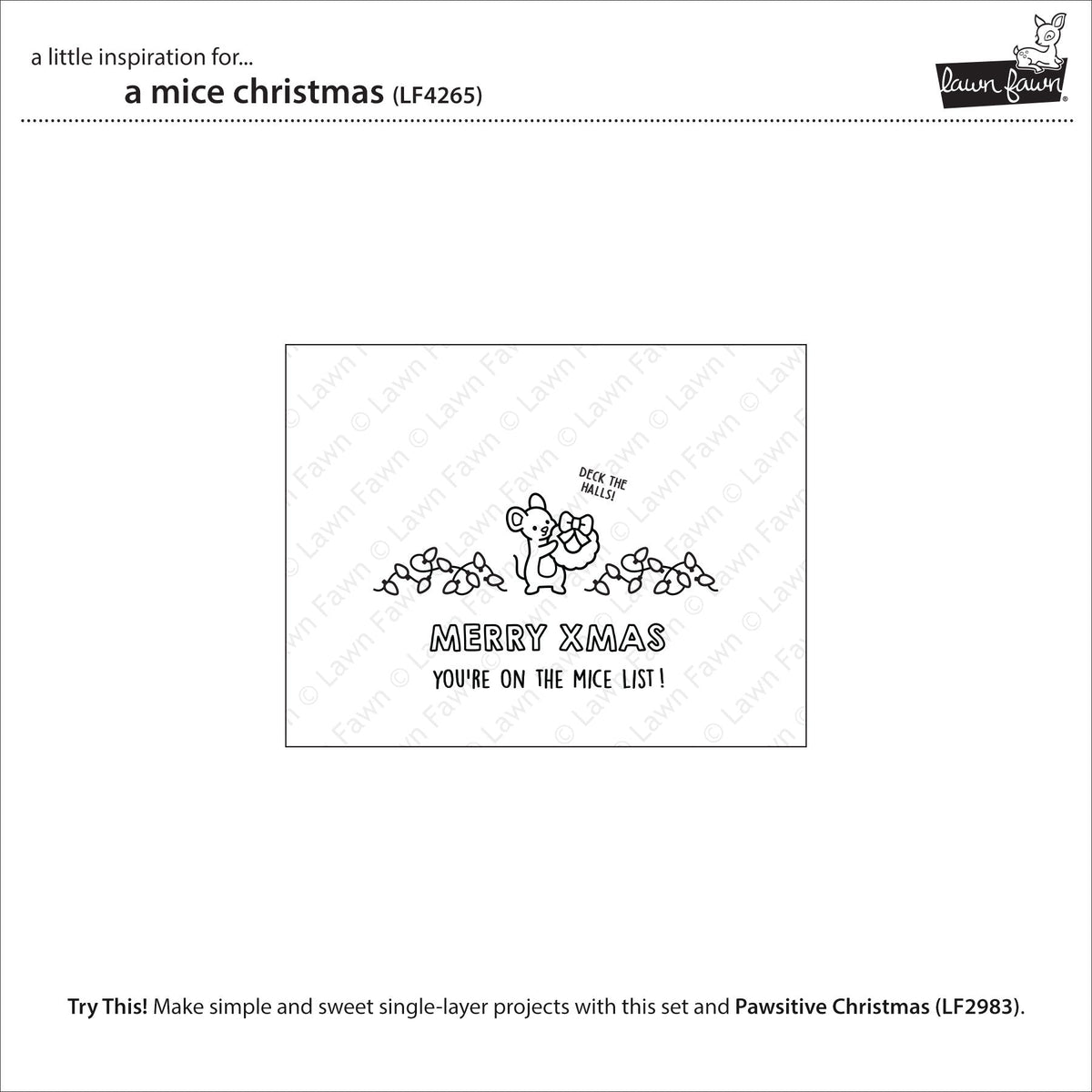 Lawn Fawn - A Mice Christmas