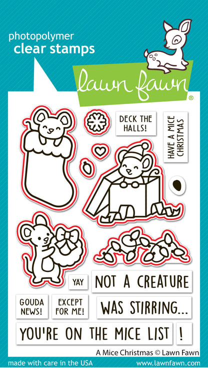 Lawn Fawn - A Mice Christmas Lawn Cuts
