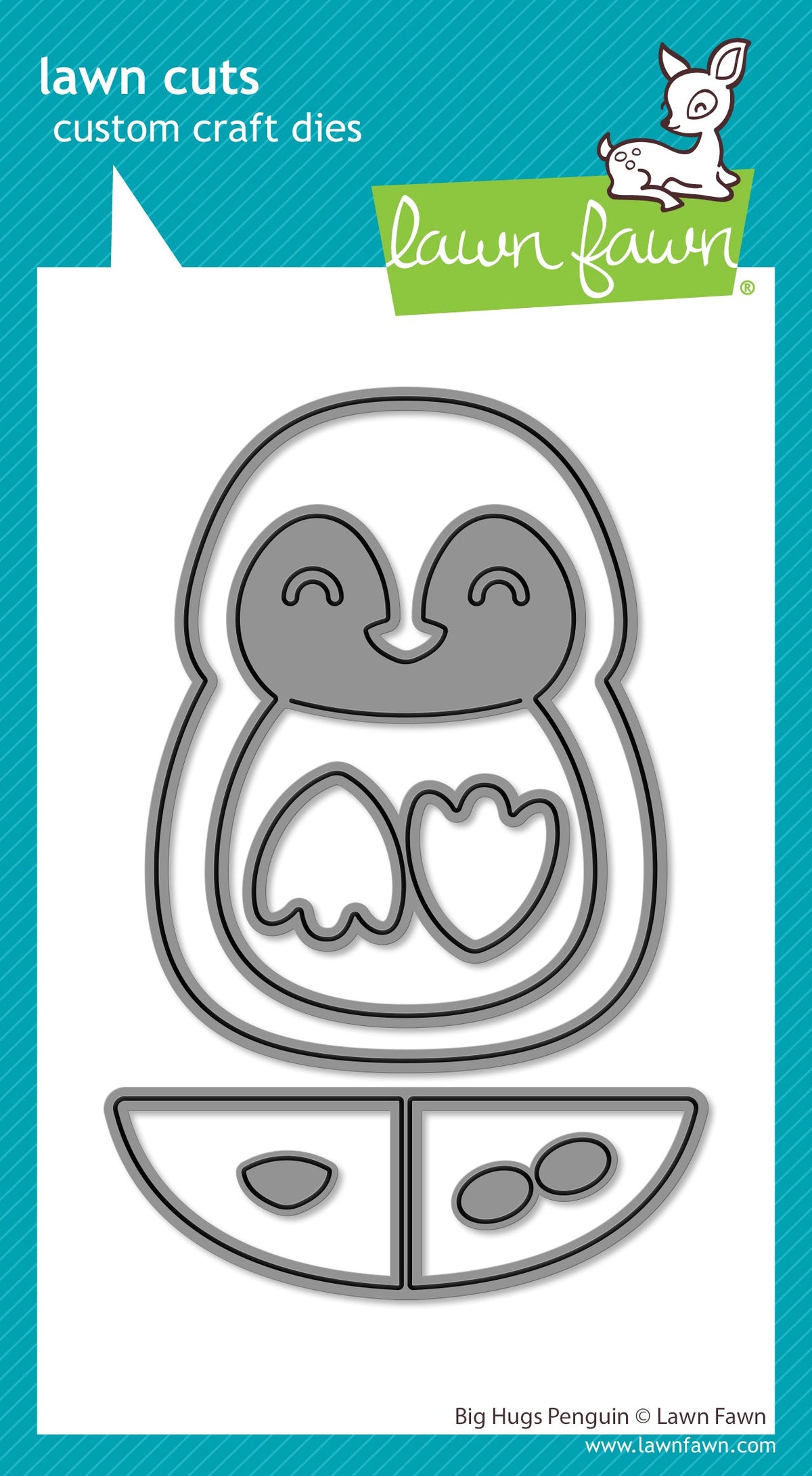 Lawn Fawn - Big Hugs Penguin