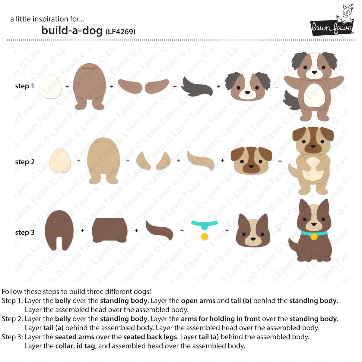 Lawn Fawn - Build-A-Dog