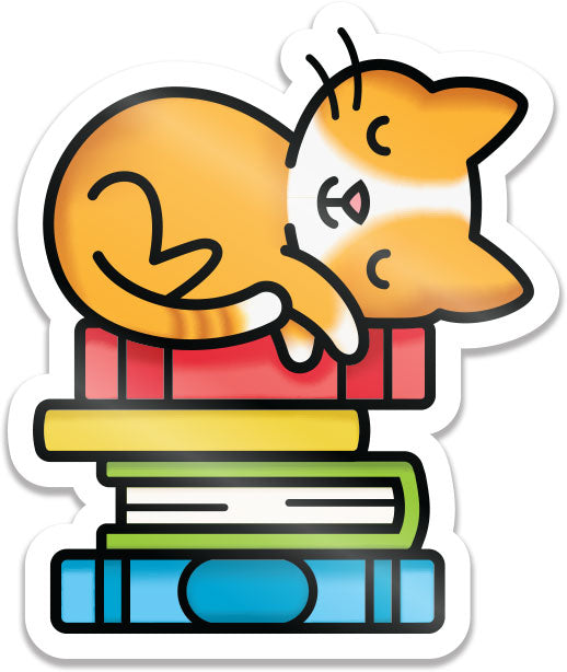 Lawn Fawn - Book Stack Vinyl Sticker
