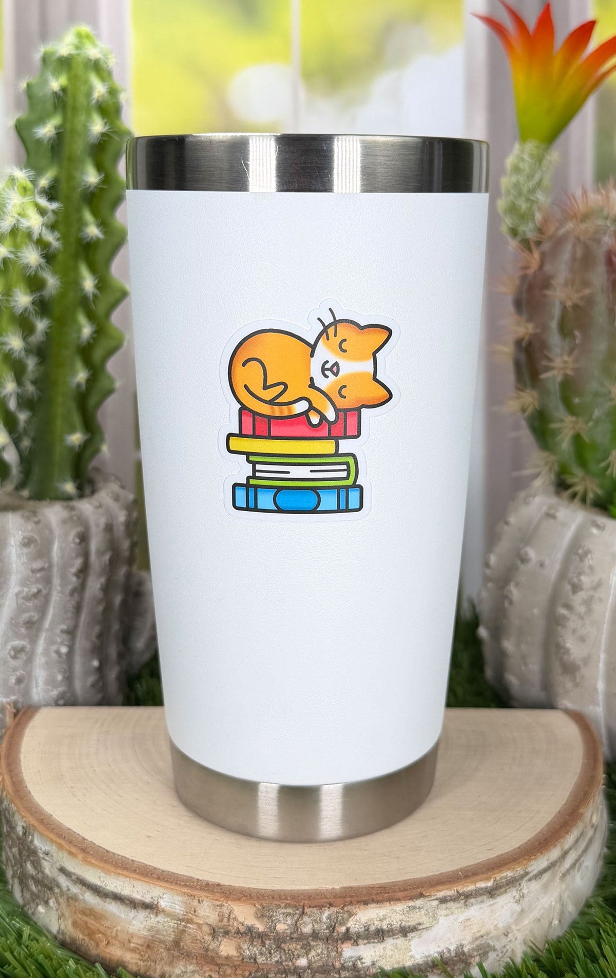 Lawn Fawn - Book Stack Vinyl Sticker
