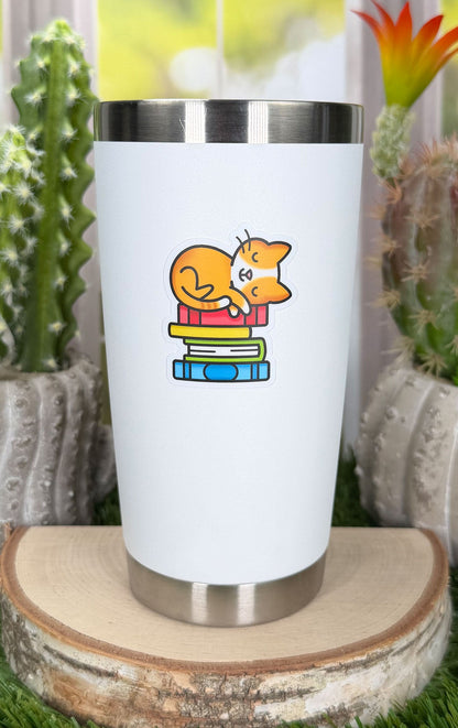 Lawn Fawn - Book Stack Vinyl Sticker