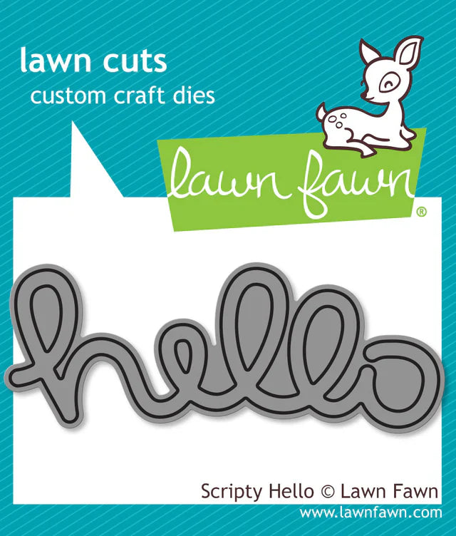 Lawn Fawn - Scripty Hello
