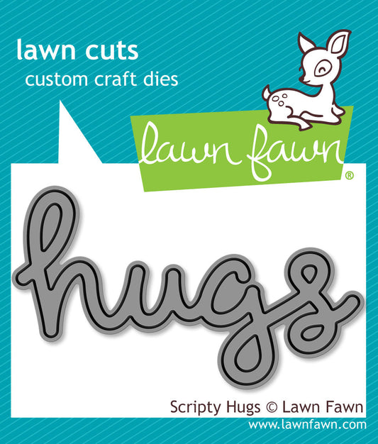 Lawn Fawn - Scripty Hugs