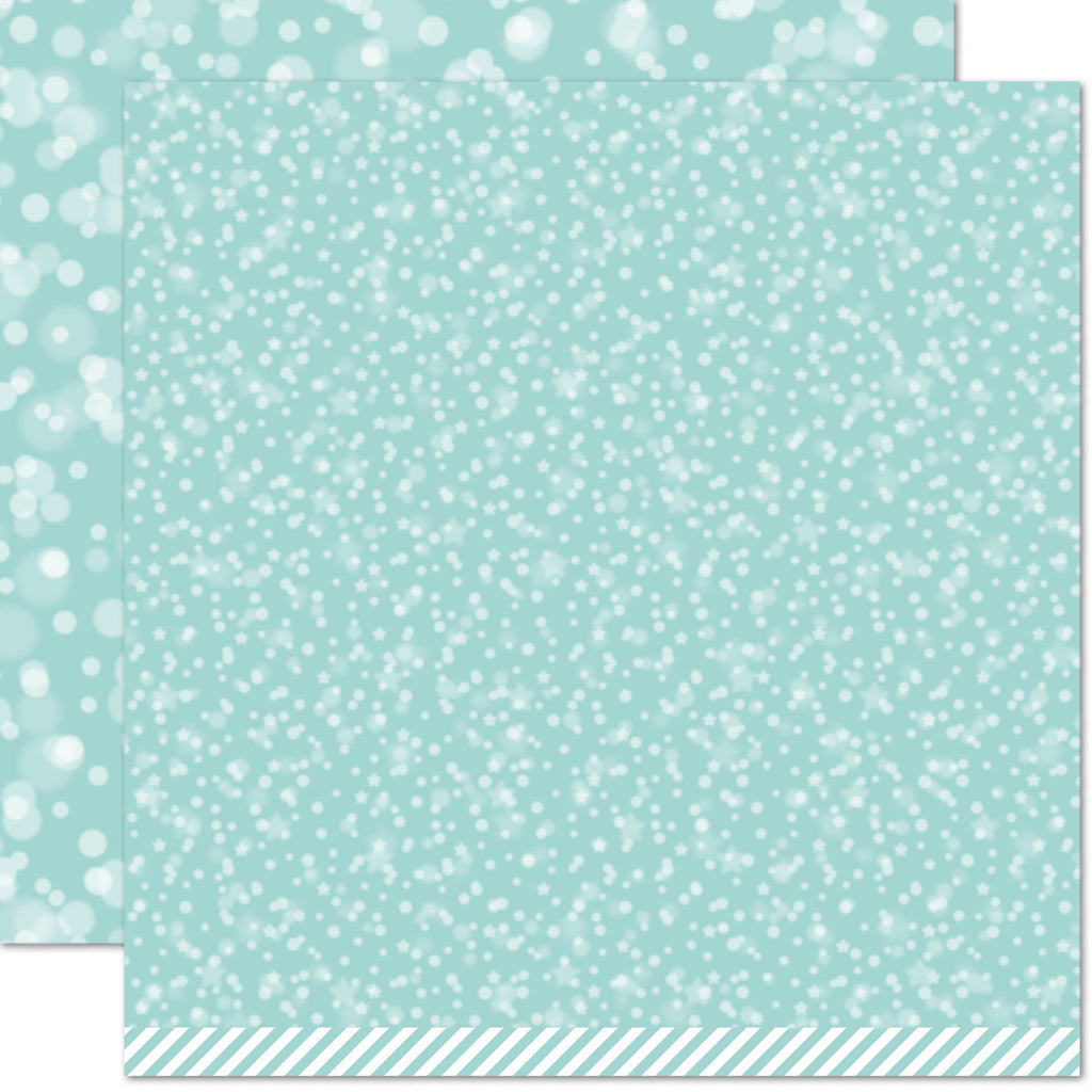 Lawn Fawn - Ice Blue Bokeh 12x12"