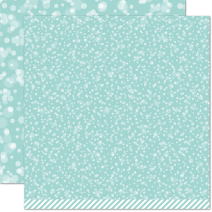 Lawn Fawn - Ice Blue Bokeh 12x12"
