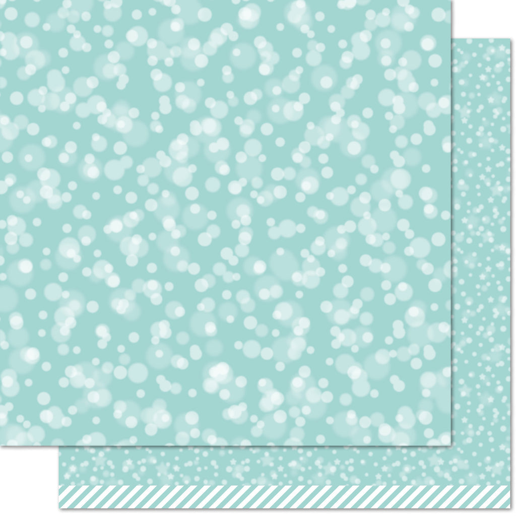 Lawn Fawn - Ice Blue Bokeh 12x12"
