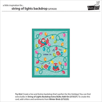 Lawn Fawn - String Of Lights Backdrop
