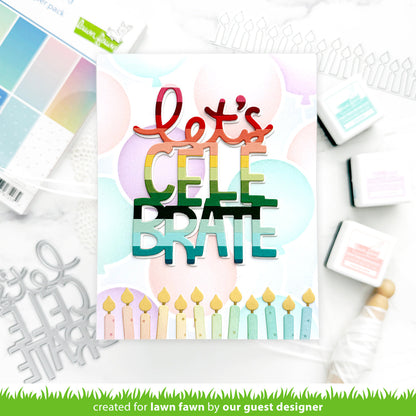 Lawn Fawn - Balloon Background Stencils (4pcs)