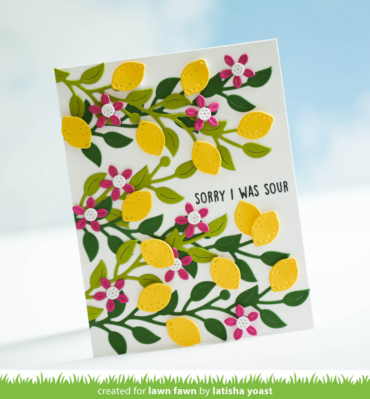 Lawn Fawn - Lemon Vine Border