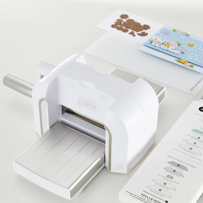 Spellbinders - Platinum Scout Die Cutting and Embossing Machine 3.5 Inch Platform - White