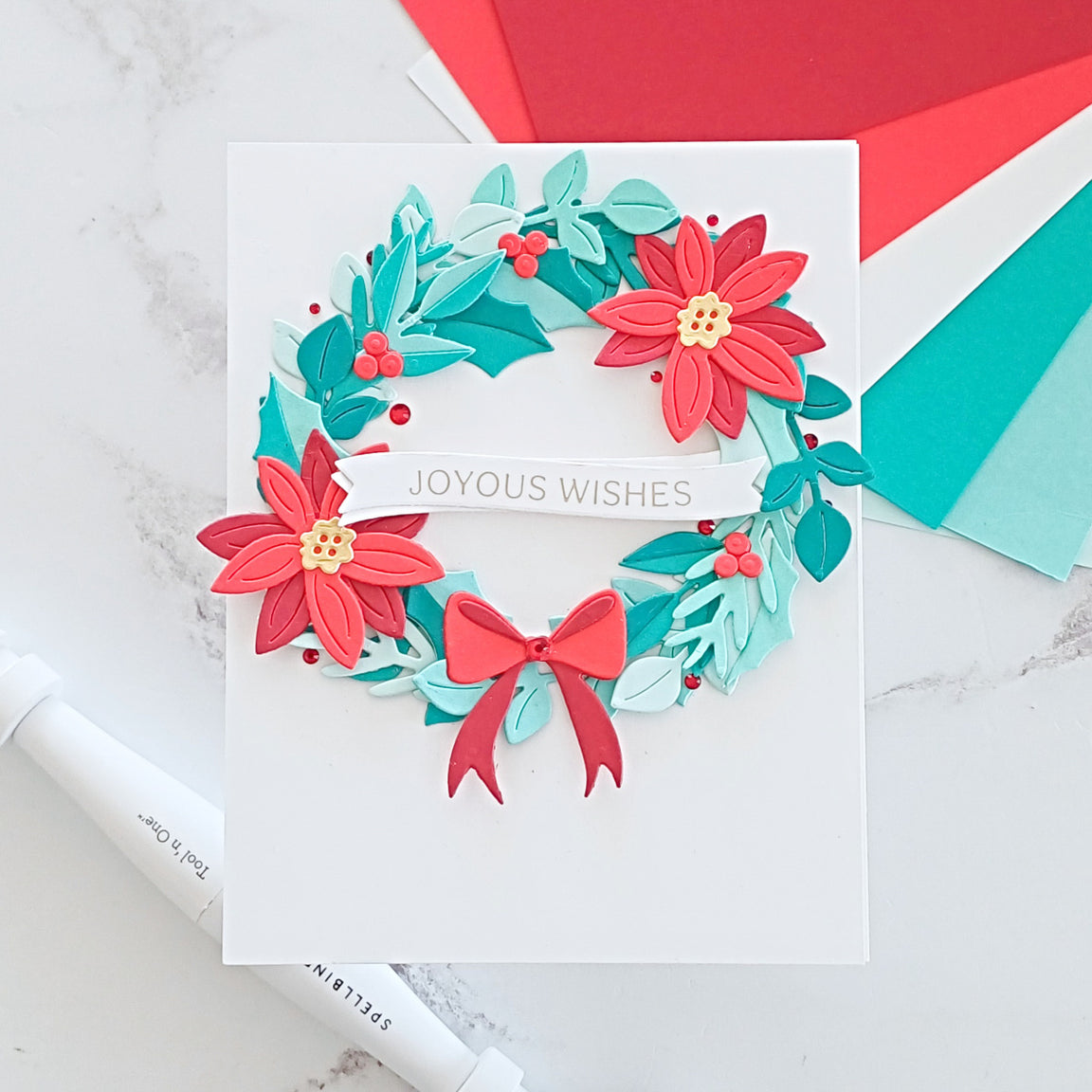 Spellbinders - All About Christmas Etched Dies Christmas Foliage