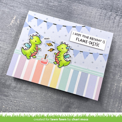 Lawn Fawn - Little Dragon Flip Flop