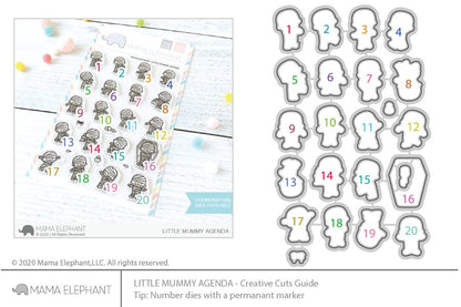 Mama Elephant - Little Mummy Agenda - Creative Cuts