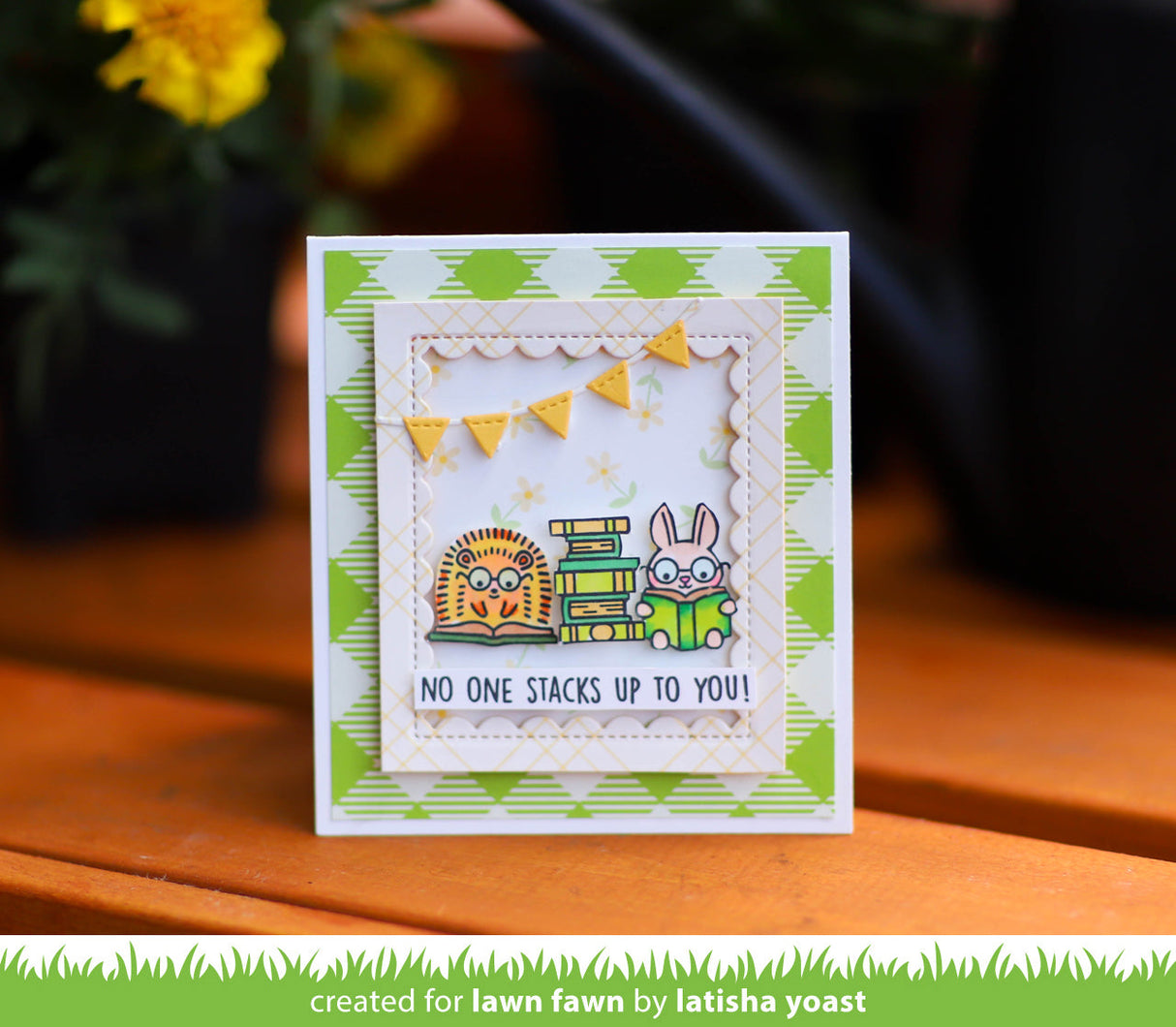Lawn Fawn - Ta-Da! Diorama! Scalloped Window Add-On