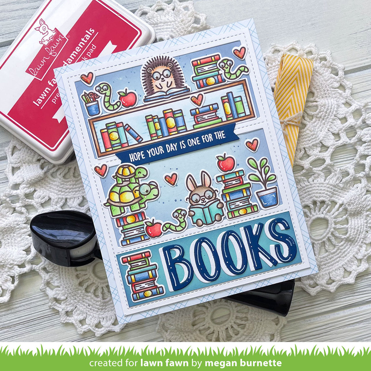 Lawn Fawn - Little Woodland Library Friends
