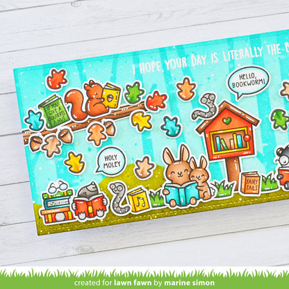 Lawn Fawn - Little Woodland Library