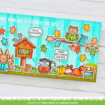 Lawn Fawn - Little Woodland Library
