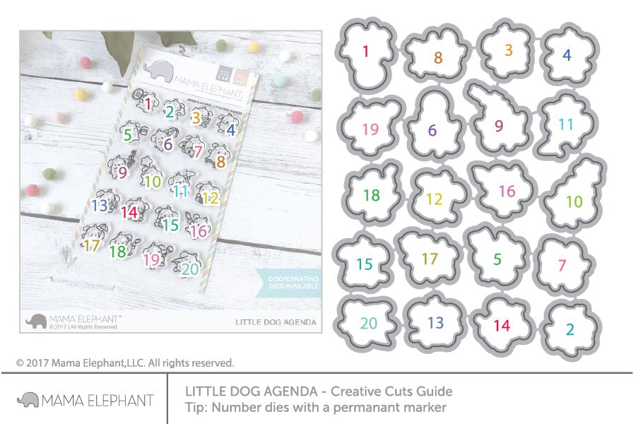 Mama Elephant - Little Dog Agenda - Creative Cuts