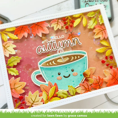 Lawn Fawn - Fall Leaves Backdrop