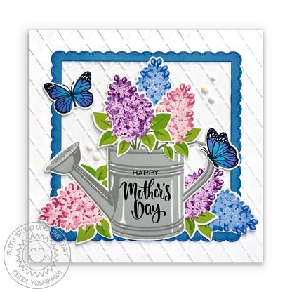 Sunny Studio - Dapper Diamonds Embossing Folder