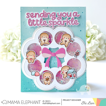 Mama Elephant - Wreath Shaker - Creative Cuts