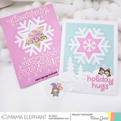 Mama Elephant - Mega Snowflake Cover - Creative Cuts