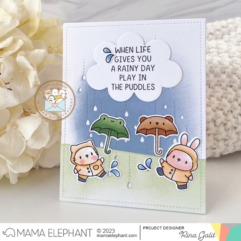 Mama Elephant - Raindrops Cover - Creative Cuts