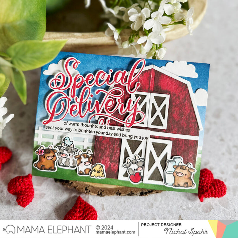 Mama Elephant - Farm House - Creative Cuts