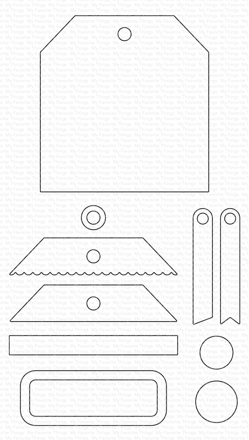 My Favorite Things - Money Tag Die-Namics