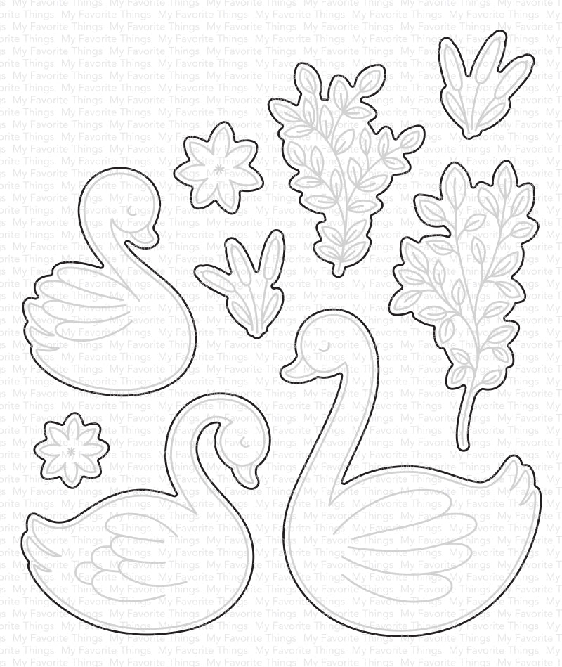 My Favorite Things - Tranquil Swans Die-Namics