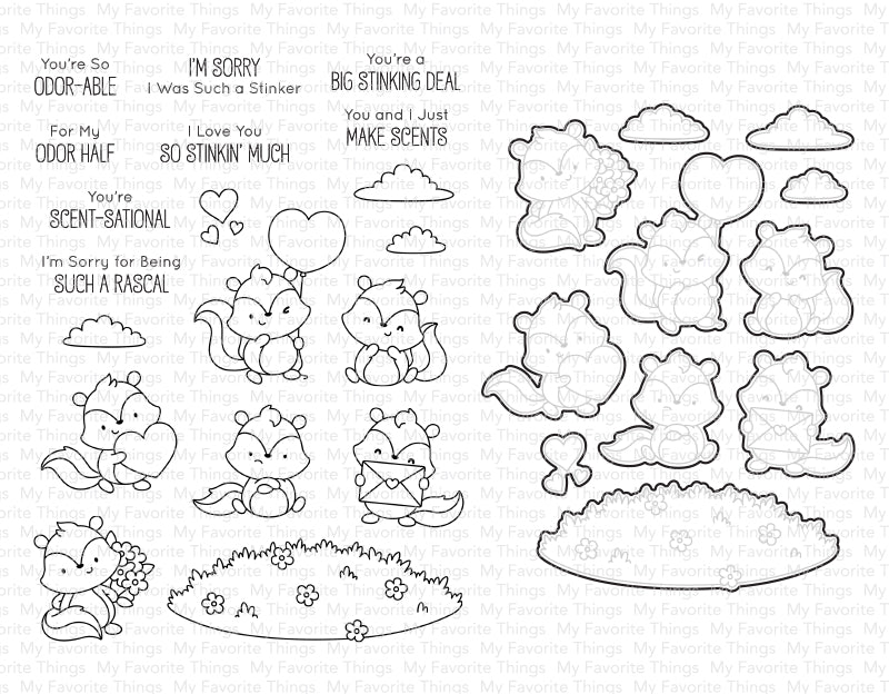 SET DEAL: My Favorite Things - JB Scent-sational Skunks