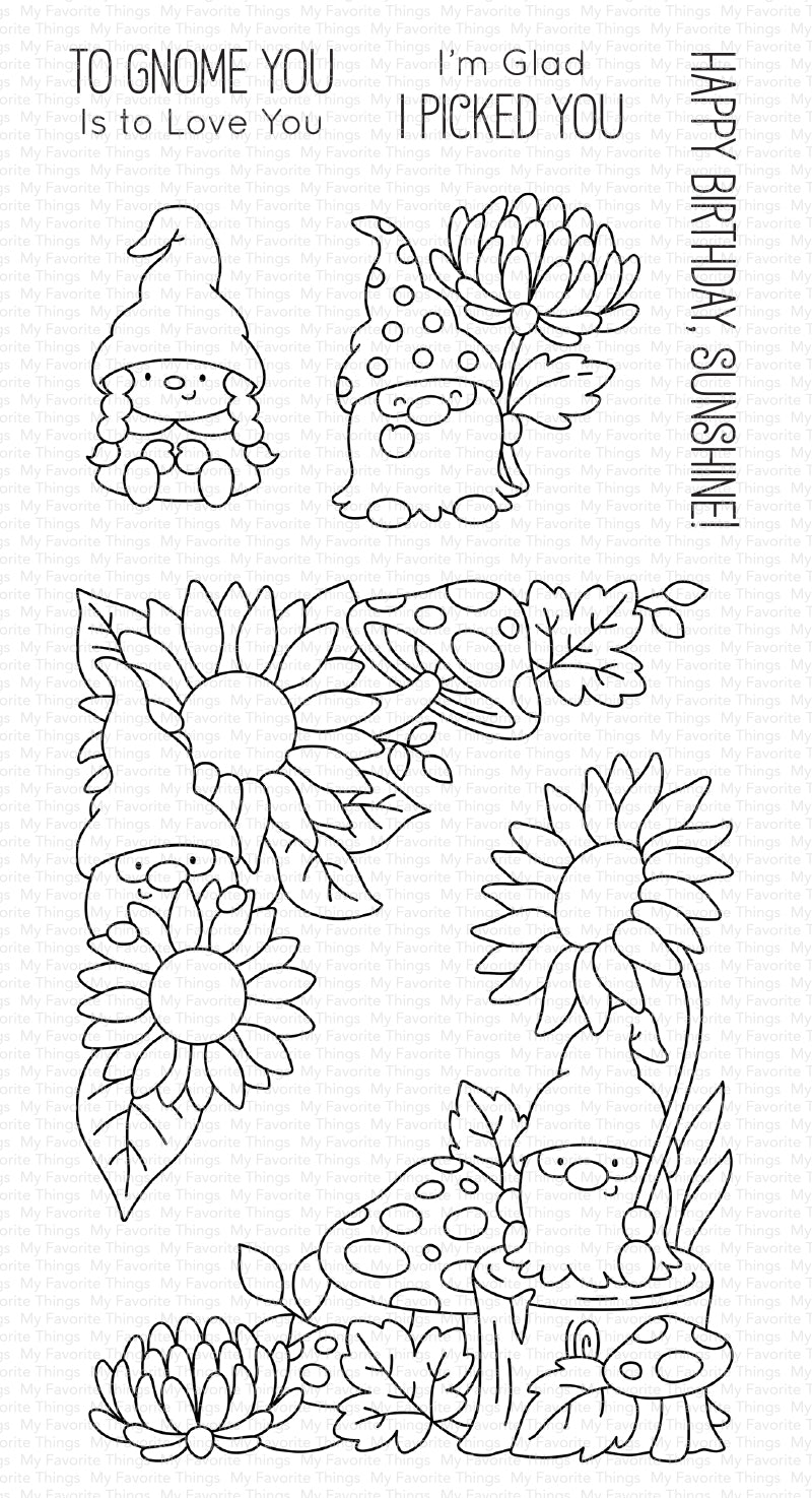 SET DEAL: My Favorite Things - JB Sunflower Gnomes