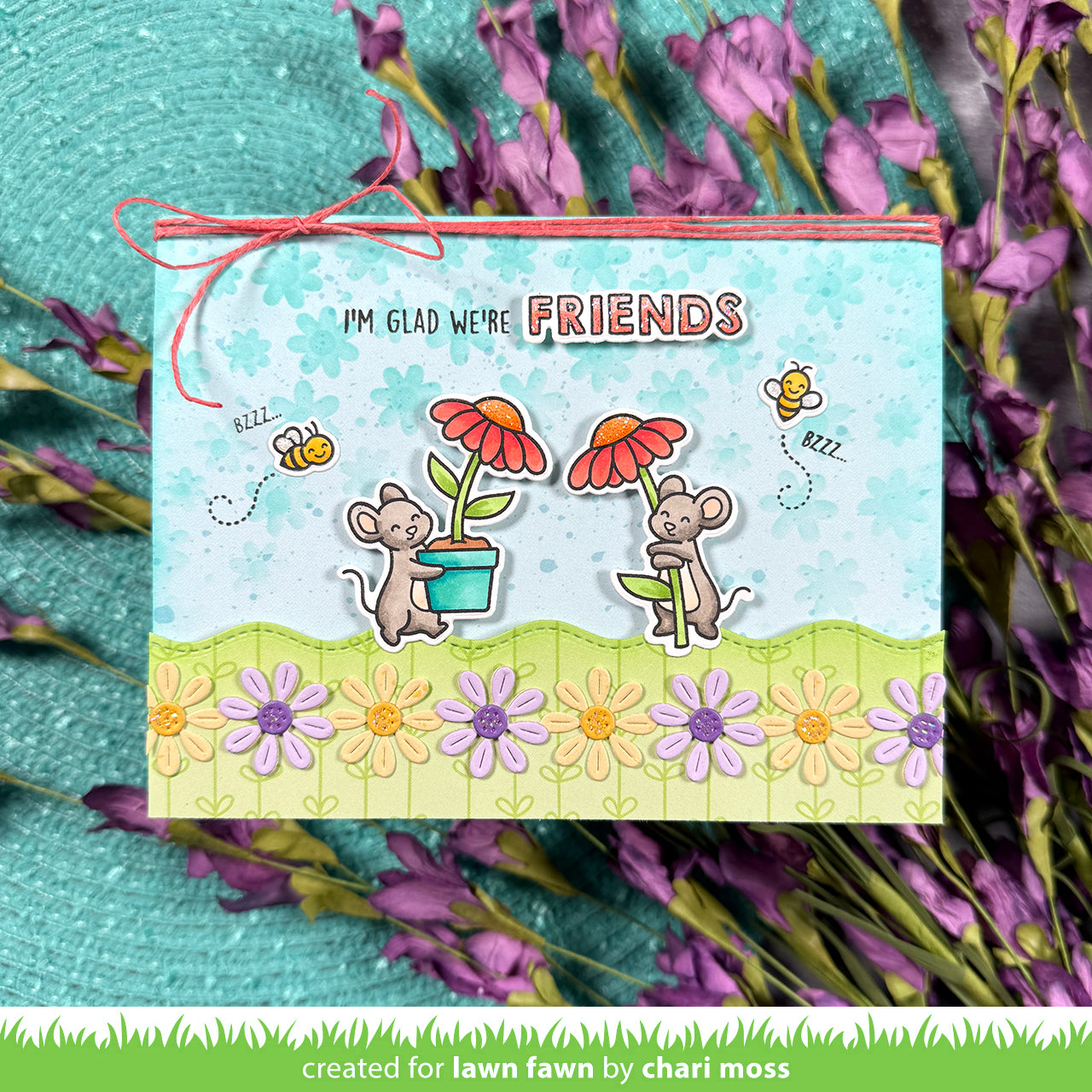 Lawn Fawn - Daisy Border