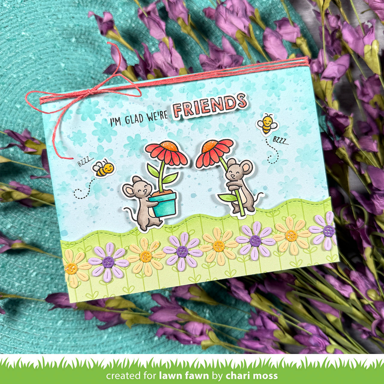 Lawn Fawn - Daisy Border