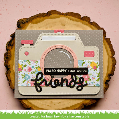 Lawn Fawn - Scripty Friends