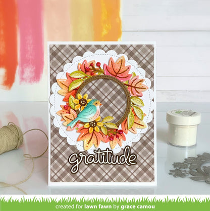 Lawn Fawn - Magic Iris Fall Leaves Add-On