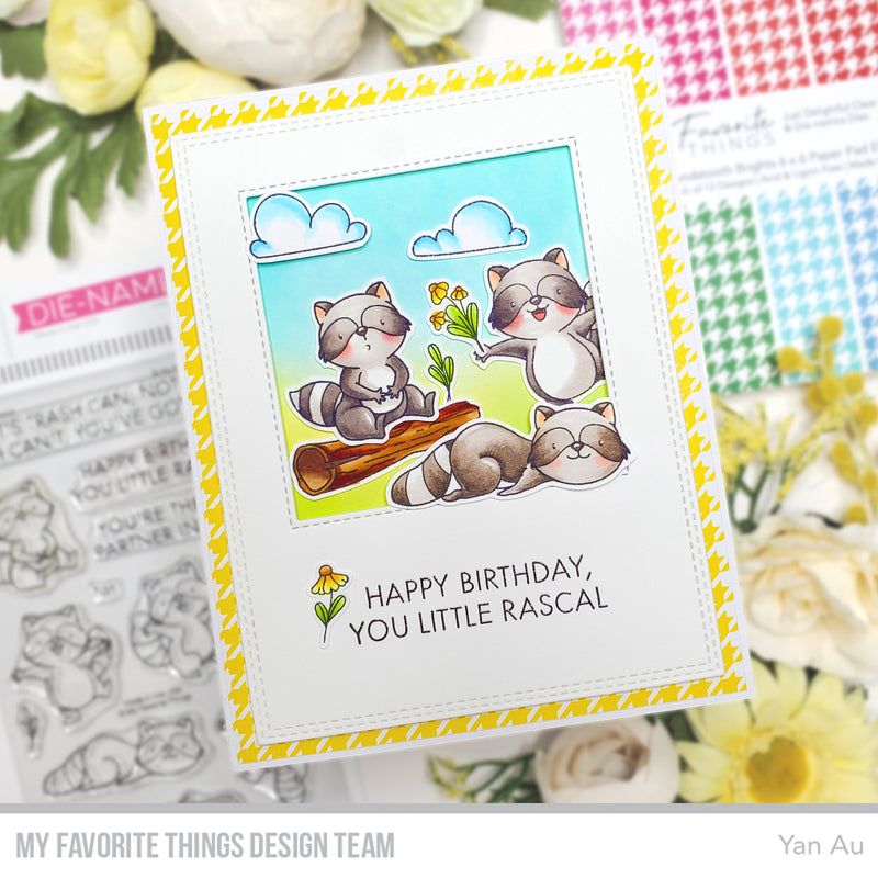 My Favorite Things - Houndstooth Brights Paper Pad 6x6"