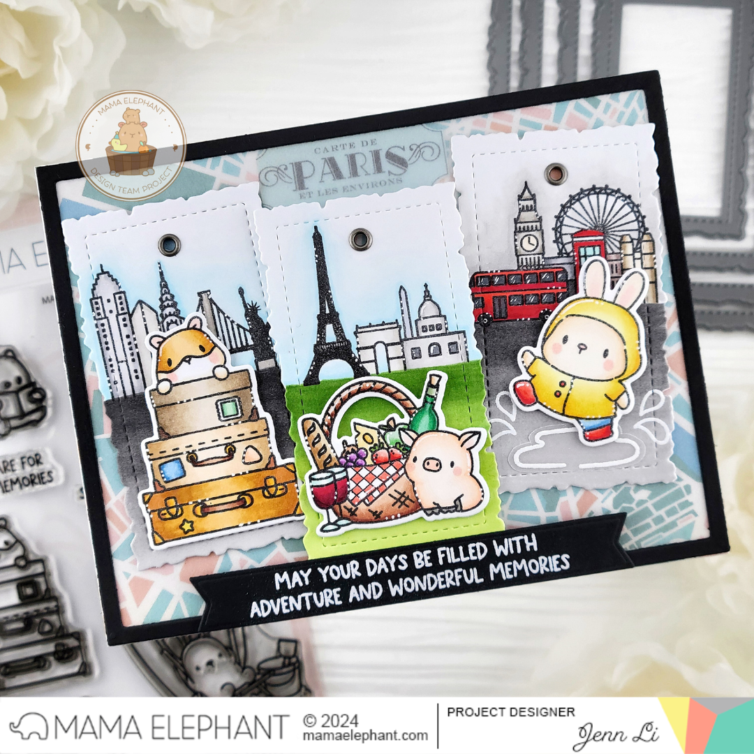 Mama Elephant - Deckled Frames - Creative Cuts