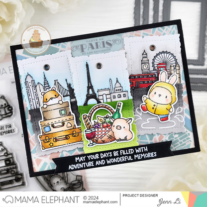 Mama Elephant - Deckled Frames - Creative Cuts