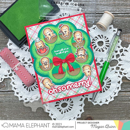 Mama Elephant - Wreath Shaker - Creative Cuts