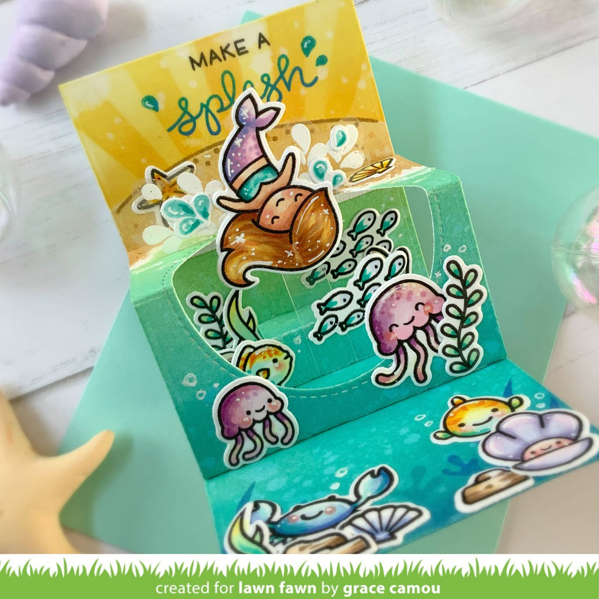 Lawn Fawn - Mermaid For You Flip-Flop