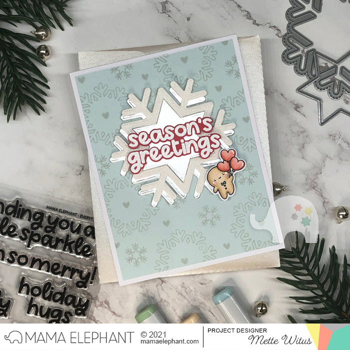 Mama Elephant - Mega Snowflake Cover - Creative Cuts