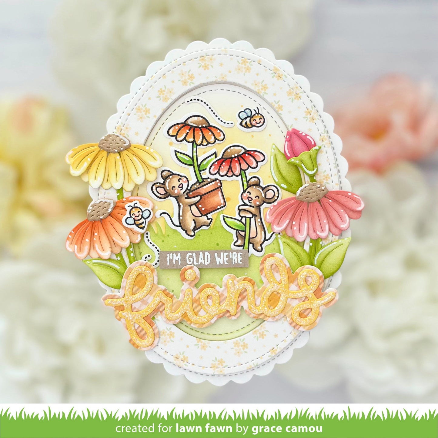 Lawn Fawn - Scripty Friends Outline Add-On