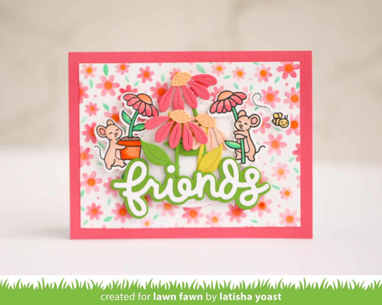 Lawn Fawn - Scripty Friends Outline Add-On