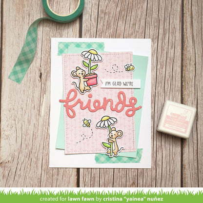 Lawn Fawn - Scripty Friends
